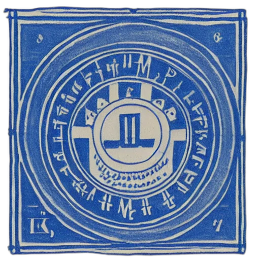 staff, blue, white, drawing transparent PNG cut-out