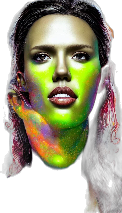 face, mask, photorealistic, comic book art transparent PNG cut-out