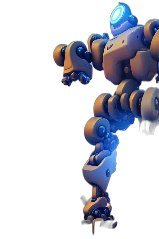 robot, weapon, creature, staff transparent PNG cut-out