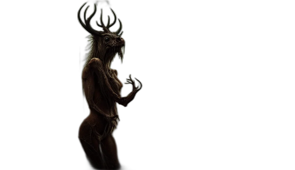 creature, animal, mask, hair transparent PNG cut-out