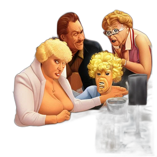 concept art, 3d render, pixel art, comic book art transparent PNG cut-out