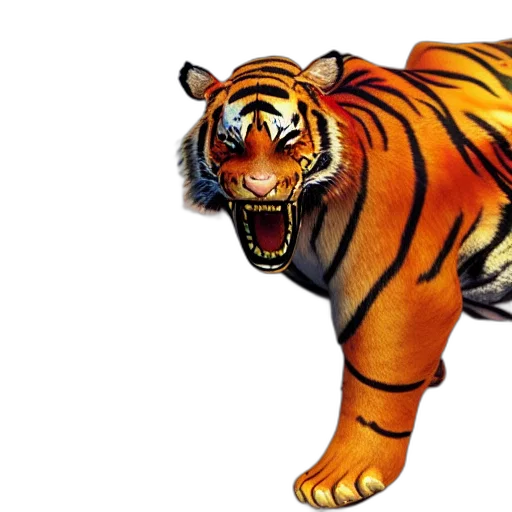 animal, creature, 3d render, concept art transparent PNG cut-out