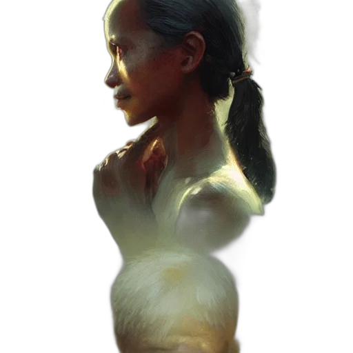 dress, face, hair, mask transparent PNG cut-out