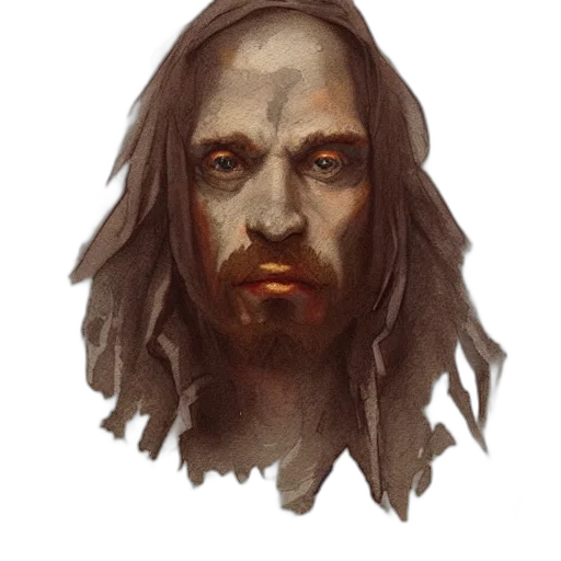 face, mask, creature, hair transparent PNG cut-out