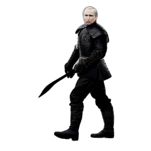 weapon, sword, staff, jacket transparent PNG cut-out