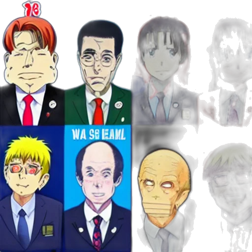 anime, concept art, cartoon, comic book art transparent PNG cut-out