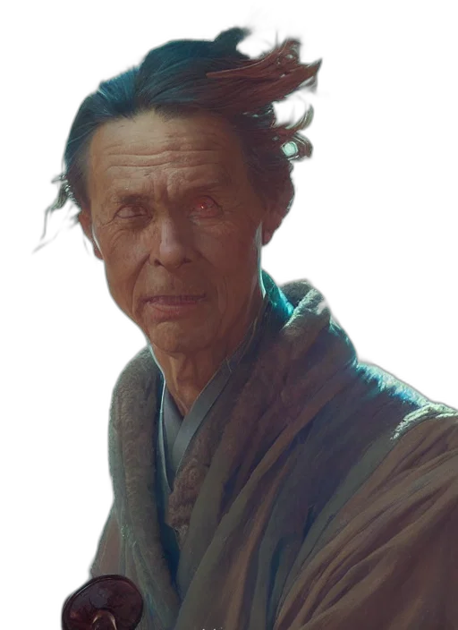 face, staff, mask, dragon transparent PNG cut-out