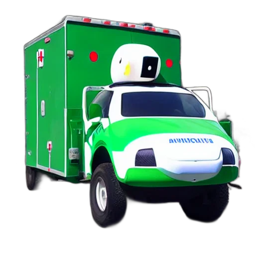 car, robot, 3d render, concept art transparent PNG cut-out