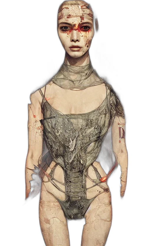 dress, mask, face, jewelry transparent PNG cut-out