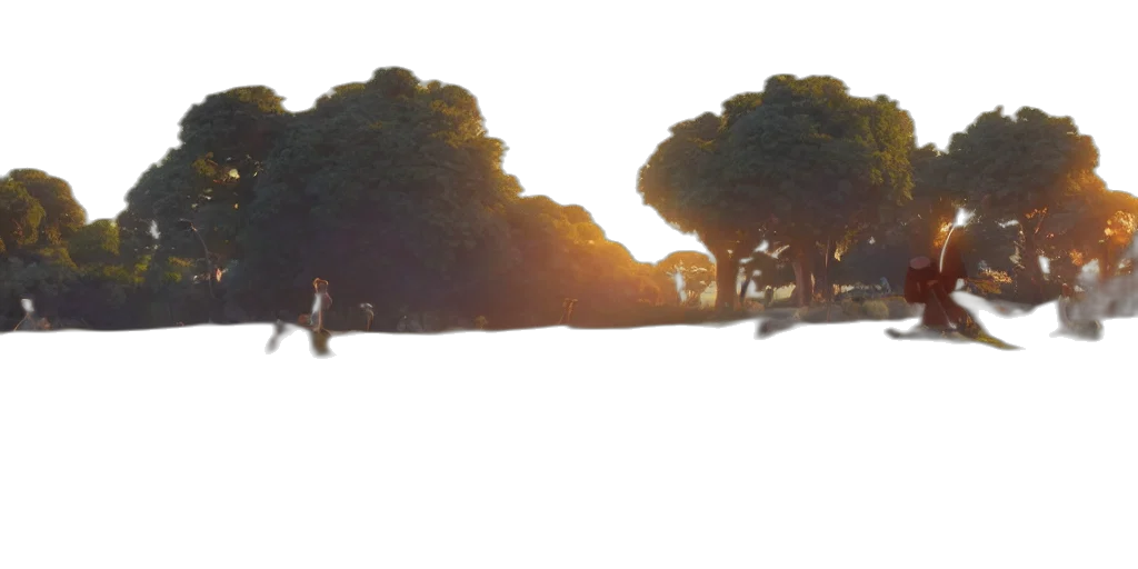tree, car, staff, creature transparent PNG cut-out