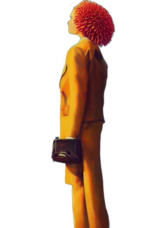 staff, robot, mask, jacket transparent PNG cut-out