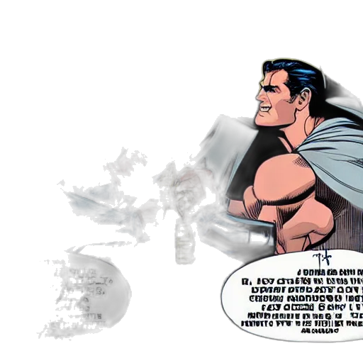 comic book art, concept art, cartoon, batman transparent PNG cut-out