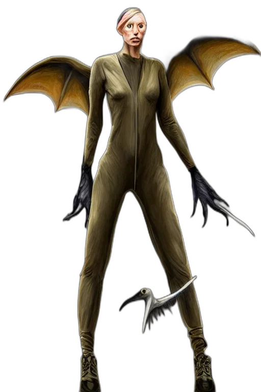 creature, dragon, staff, animal transparent PNG cut-out