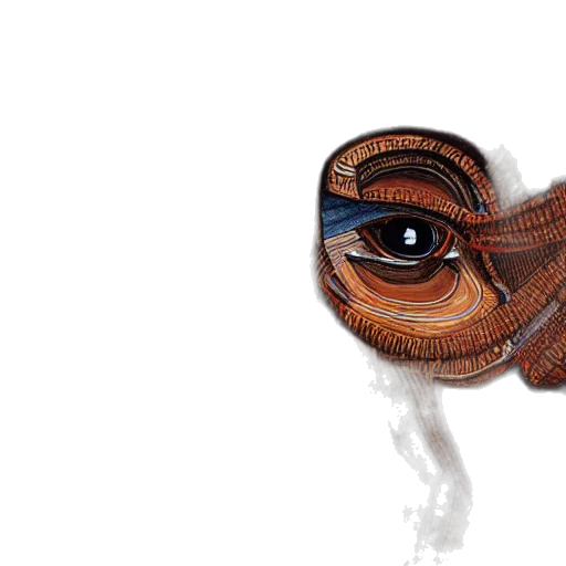 mask, face, dragon, creature transparent PNG cut-out