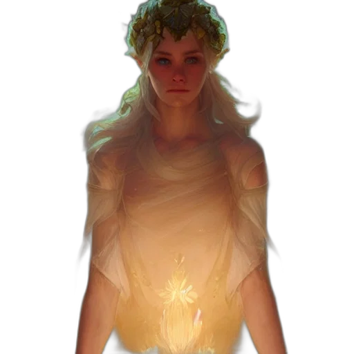 crown, creature, face, dress transparent PNG cut-out