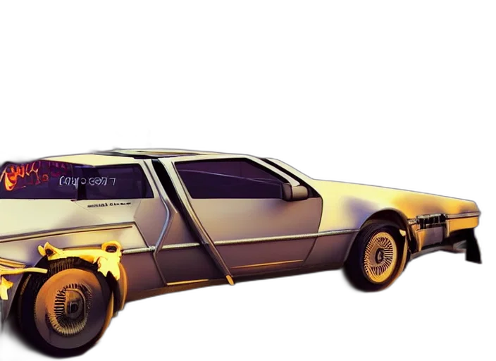 car, concept art, 3d render, photorealistic transparent PNG cut-out