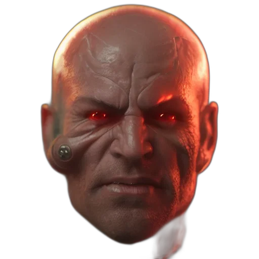 face, mask, robot, creature transparent PNG cut-out