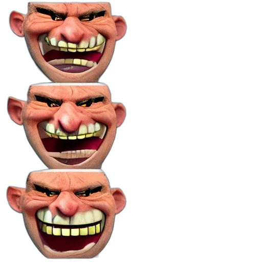 mask, face, creature, weapon transparent PNG cut-out