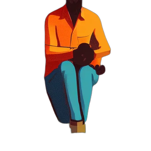 jacket, staff, face, dress transparent PNG cut-out