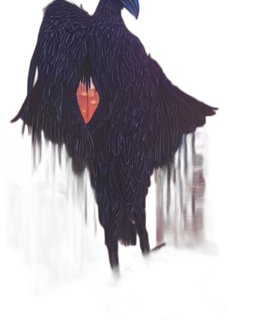 hair, mask, creature, face transparent PNG cut-out