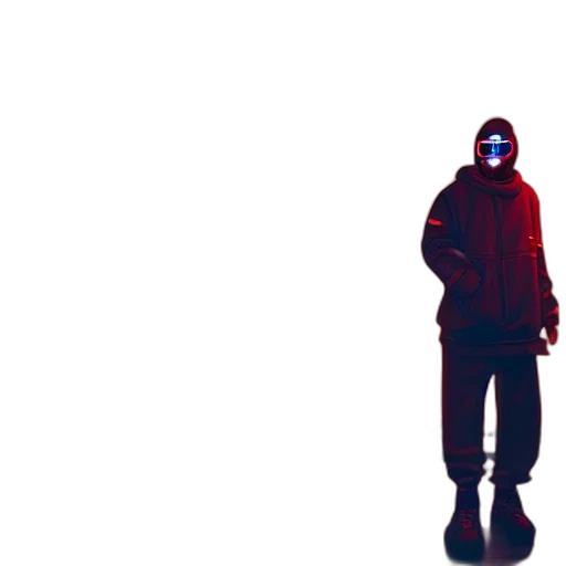 jacket, mask, robot, face transparent PNG cut-out