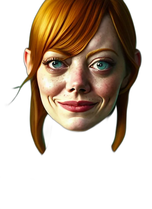 face, mask, staff, creature transparent PNG cut-out