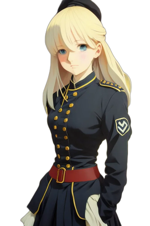jacket, staff, dress, crown transparent PNG cut-out