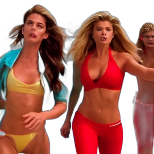 neon, film, still, baywatch transparent PNG cut-out