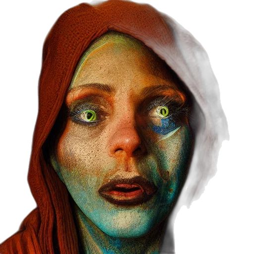 face, mask, creature, robot transparent PNG cut-out
