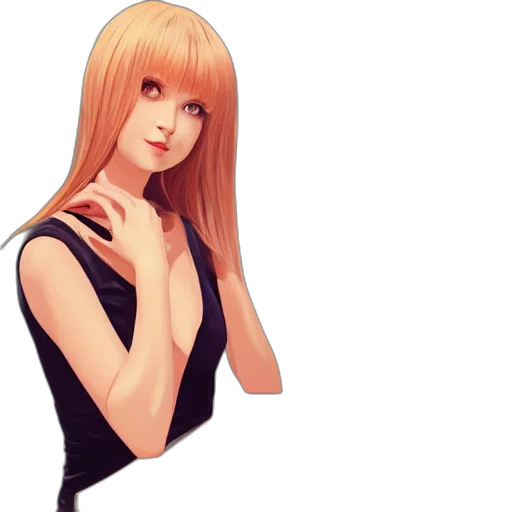 dress, anime, pixel art, concept art transparent PNG cut-out