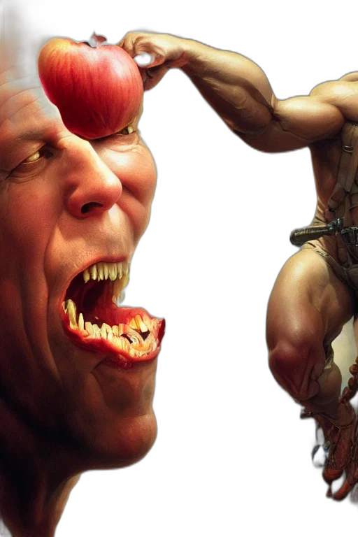 photorealistic, concept art, 3d render, bruce transparent PNG cut-out