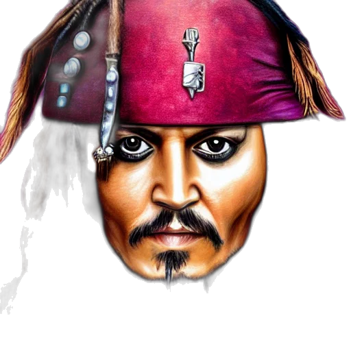 face, hat, mask, staff transparent PNG cut-out
