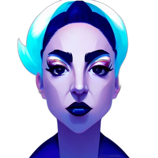 face, crown, staff, creature transparent PNG cut-out