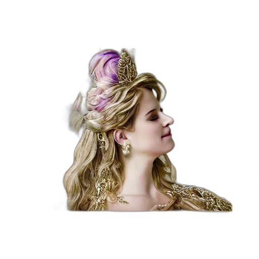 crown, hat, hair, jewelry transparent PNG cut-out