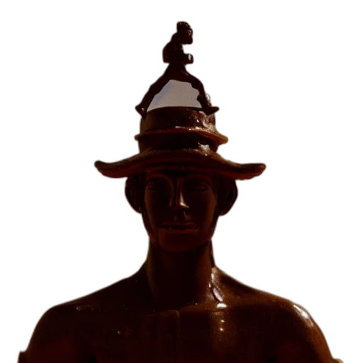 hat, staff, crown, mask transparent PNG cut-out