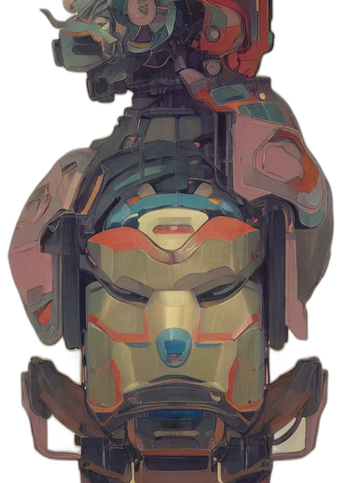 robot, face, mask, weapon transparent PNG cut-out
