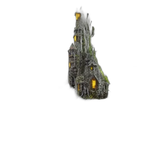 tree, building, furniture, dress transparent PNG cut-out