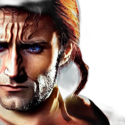 face, photorealistic, 3d render, concept art transparent PNG cut-out