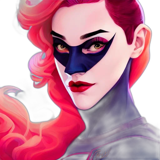 face, mask, comic book art, concept art transparent PNG cut-out