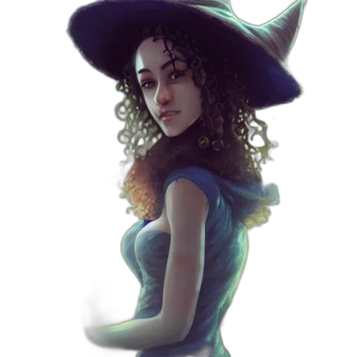 hat, dress, staff, crown transparent PNG cut-out