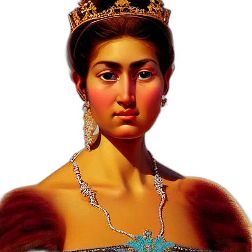 crown, jewelry, face, photorealistic transparent PNG cut-out