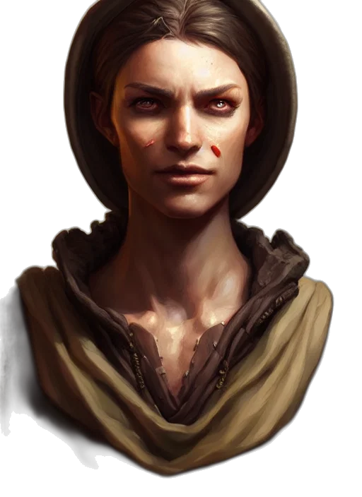 face, staff, mask, concept art transparent PNG cut-out