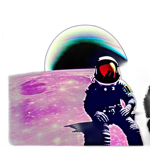 mask, vaporwave, concept art, pixel art transparent PNG cut-out