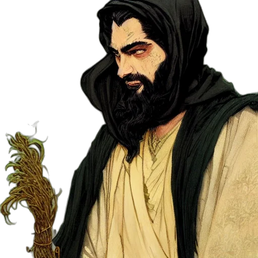 staff, fantasy art, concept art, comic book art transparent PNG cut-out