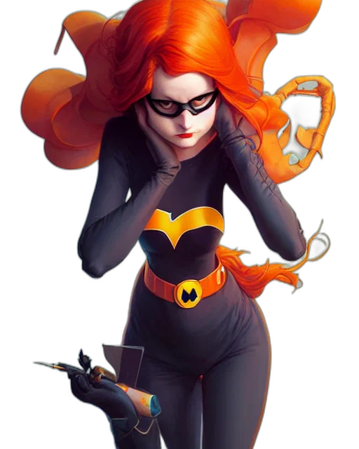 comic book art, concept art, cartoon, fantasy art transparent PNG cut-out