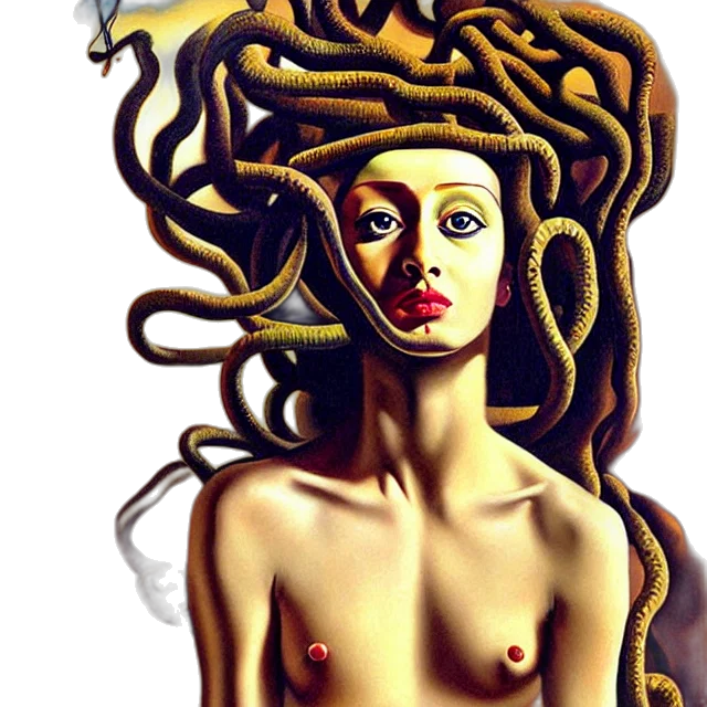 hair, creature, mask, crown transparent PNG cut-out