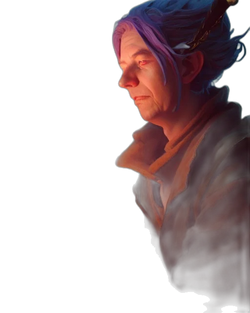 face, staff, crown, dragon transparent PNG cut-out