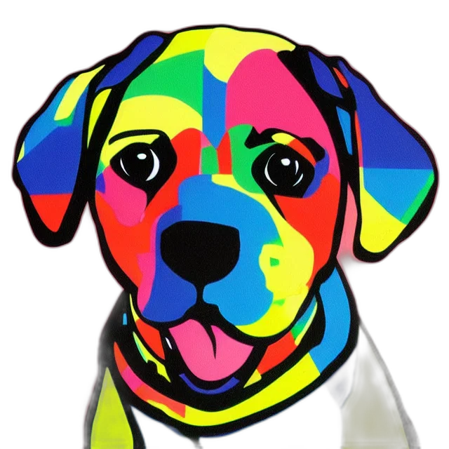 animal, face, photorealistic, pixel art transparent PNG cut-out