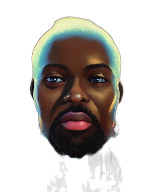 face, watercolor, photorealistic, concept art transparent PNG cut-out