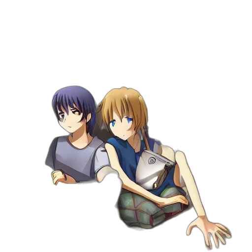anime, pixel art, cartoon, watercolor transparent PNG cut-out